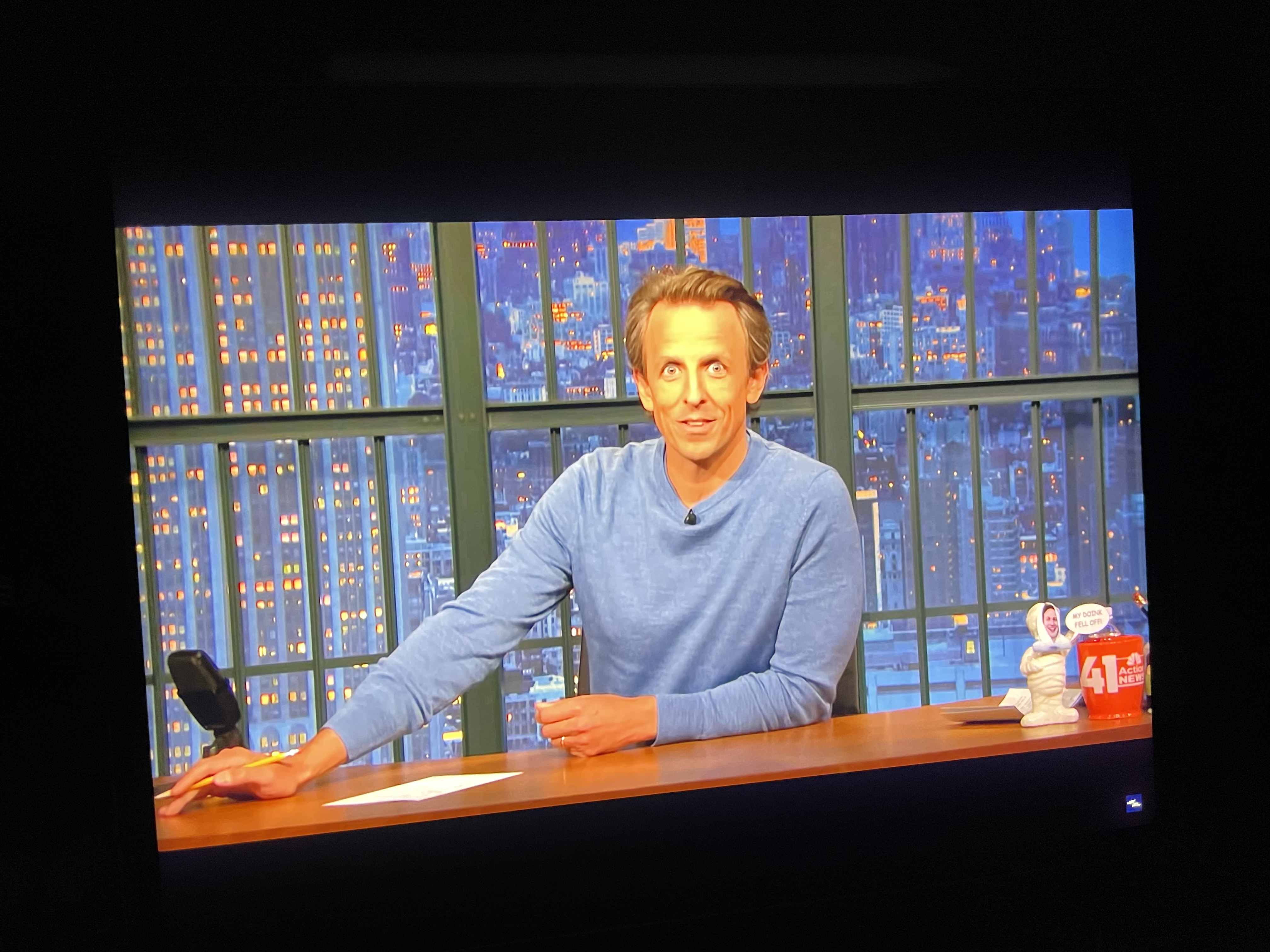 Late Night with Seth Meyers on Liquid Retina XDR