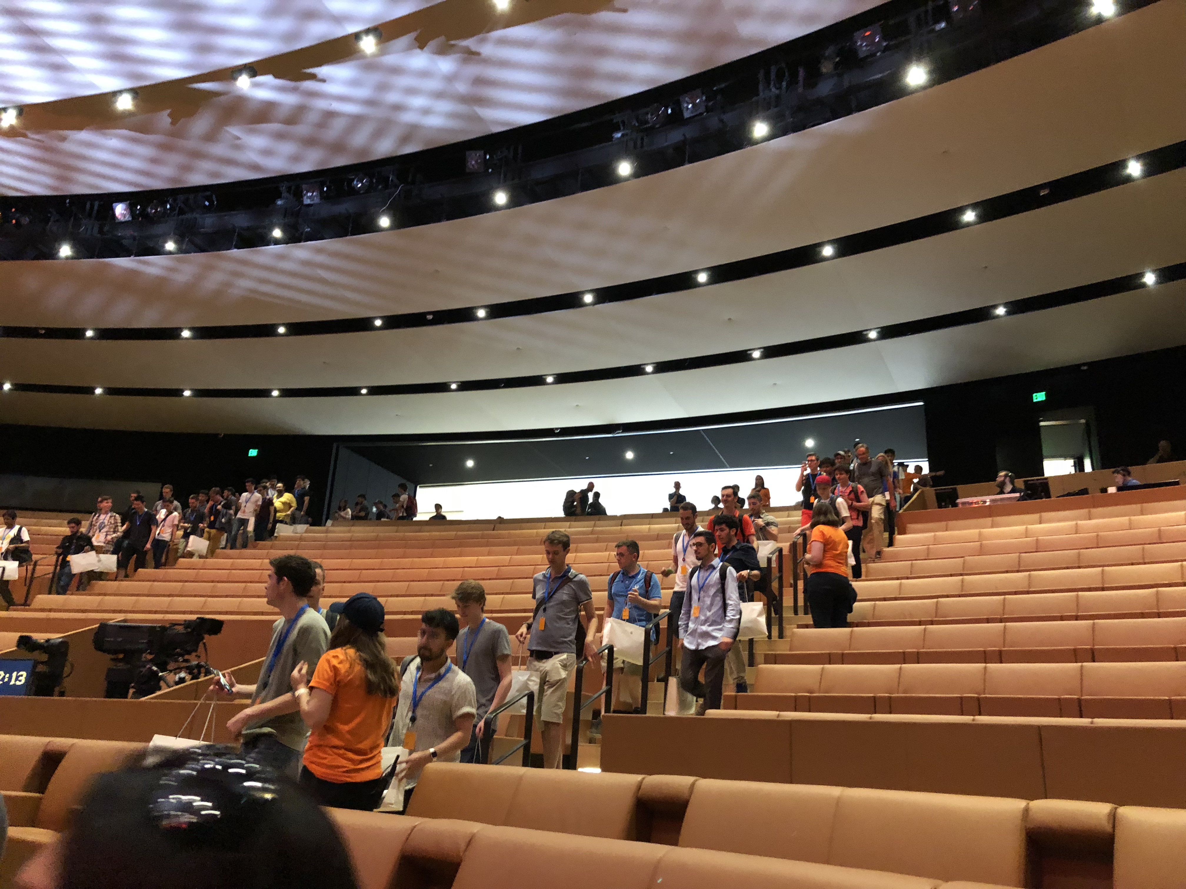 The Back of the Steve Jobs Theater