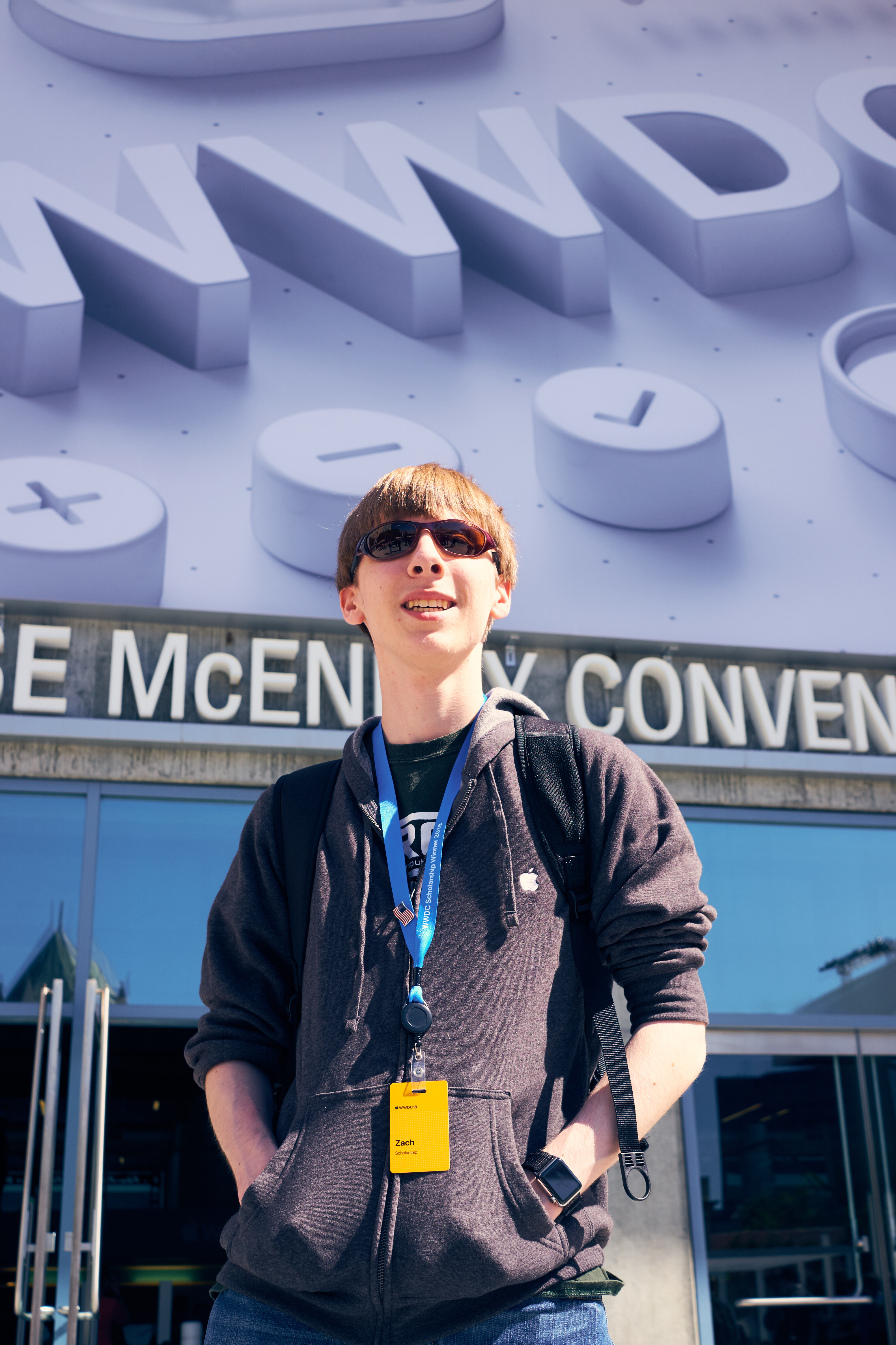 Myself in front of McEnery Convention Center
